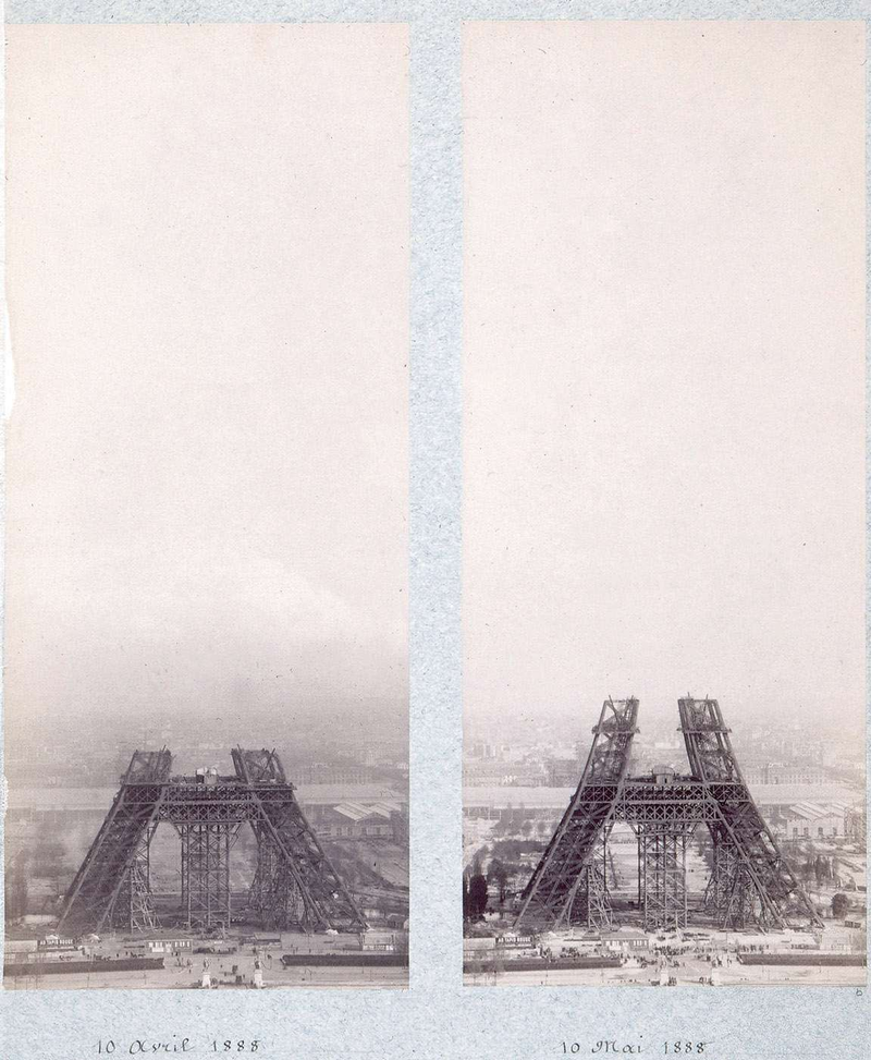 Illustration for article titled Photos of Famous Landmarks While They Were Still Under Construction